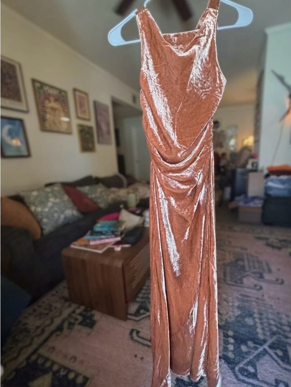 Banana Republic Velvet Maxi Dress